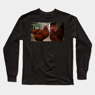 Twin Chickens Long Sleeve T-Shirt